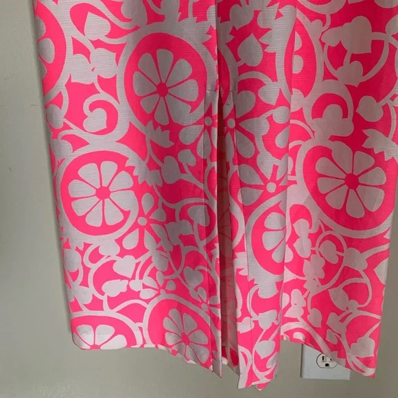 SOLD 🛑 Vintage | 1960’s Hawaiian Textured Cotton Maxi Dress Cotton Pink Floral - Picture 6 of 9